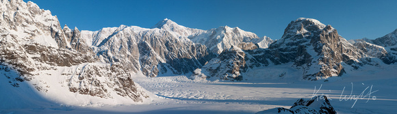 Ruth glacier, Denali panorama