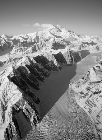 Great Gorge, Ruth glacier and Denali