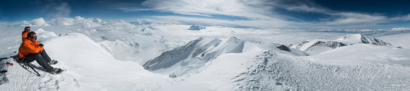 Denali summit panorama